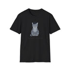 Gray Cat with Beret T-Shirt
